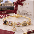 MIT Gold Charm Bracelet Set VTH