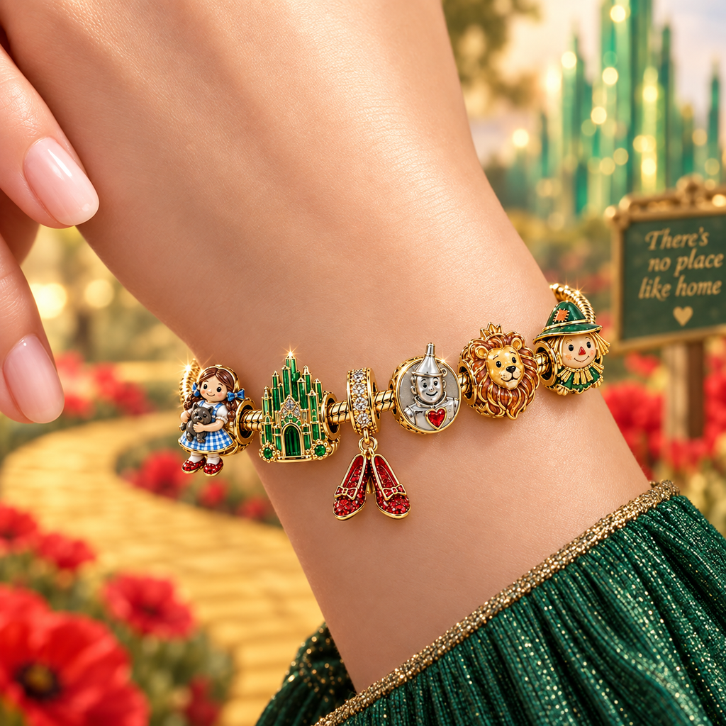 TWOZ Gold Charm Bracelet Set VTH