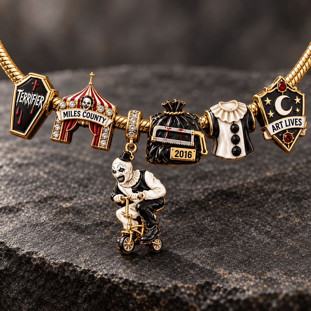 TEF Silver Charm Bracelet Set NTVA