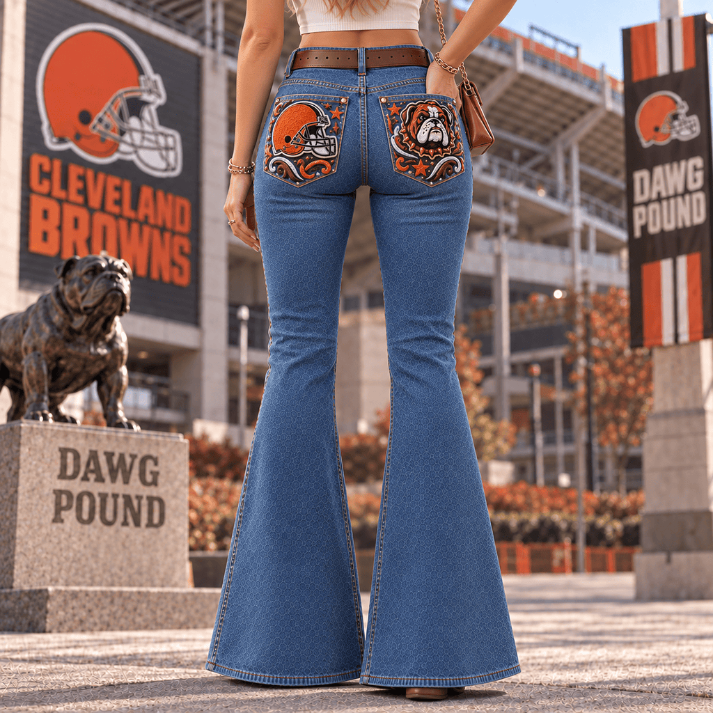 Premium CLVB Flared Jeans PVNA