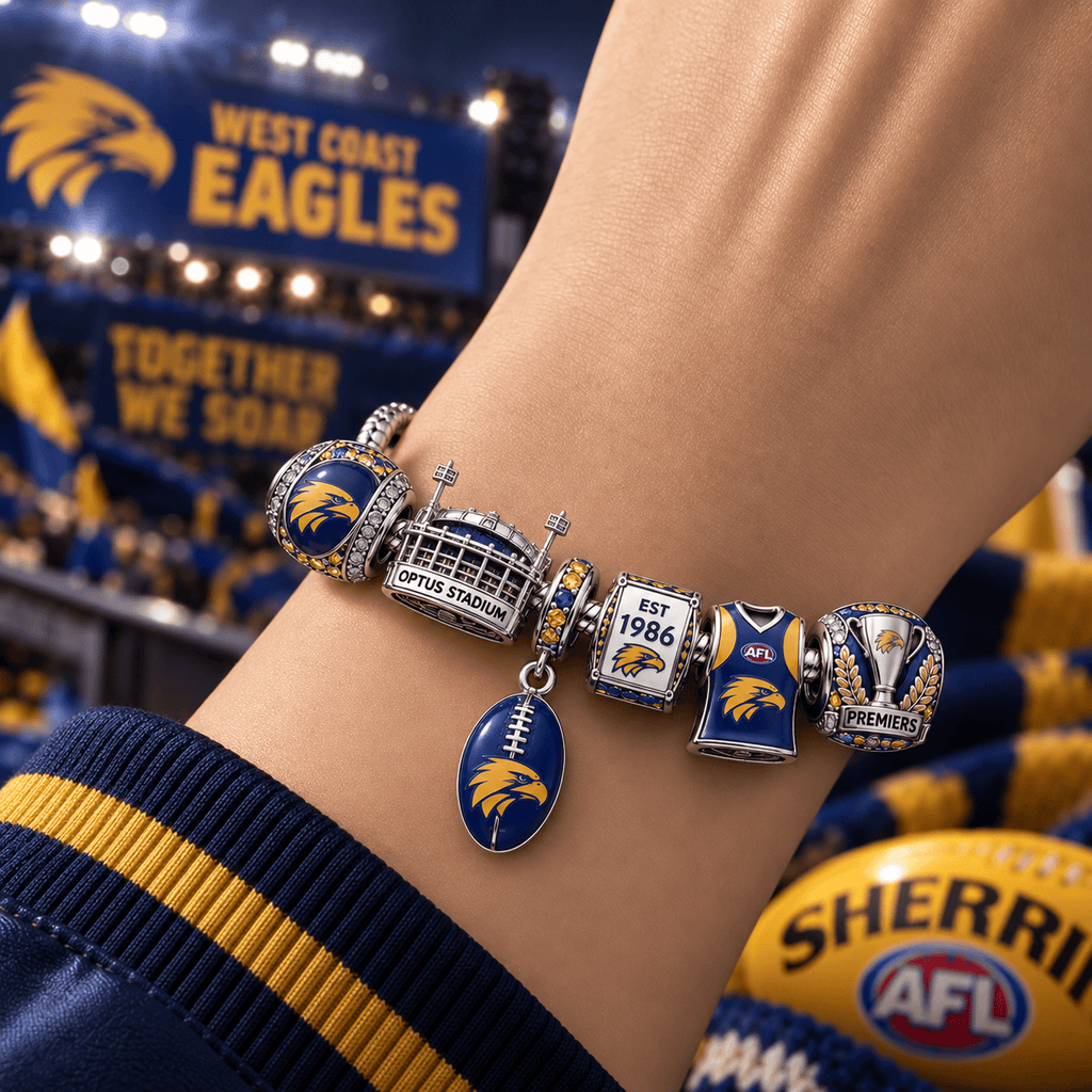 WCE Silver Charm Bracelet Set PTT